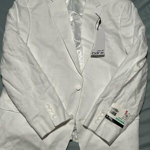 Bar III Men's White linen Blazer